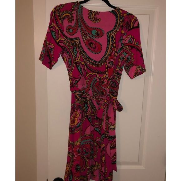 EUC Lilly Pulitzer Emilia wrap dress - Picture 3 of 4